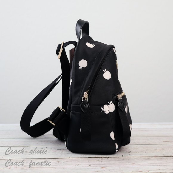 NWT Kate Spade New York Chelsea Mini Nylon Backpack in Orchard Toss Print - Picture 3 of 9